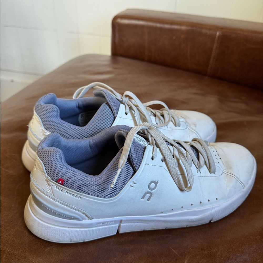 ON Clouds Men's White and Gray Sneakers